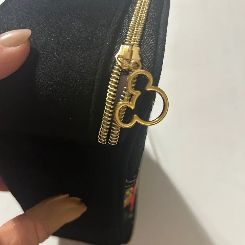 Disney Fantasia Sorcerer Mickey Mouse Black Velvet Makeup Bag Primark NWT